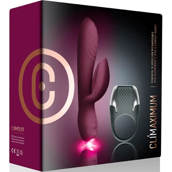Lamour Kit Rabbit Vibrator + Led-Penisring von Climaximum | Fesselliebe.de