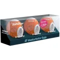 3 Masturbator Eier Naughty, Savage & Crunchy von Satisfyer Eggs