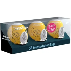 3 Masturbator Eier Fierce von Satisfyer Eggs