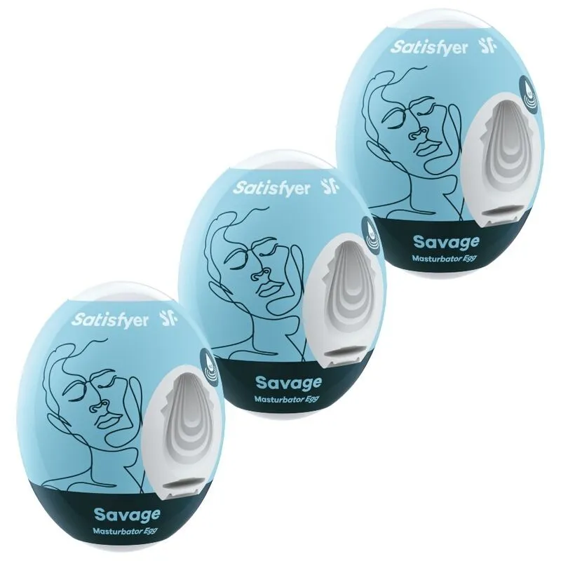 3 Masturbator Eier Savage von Satisfyer Eggs | Fesselliebe.de