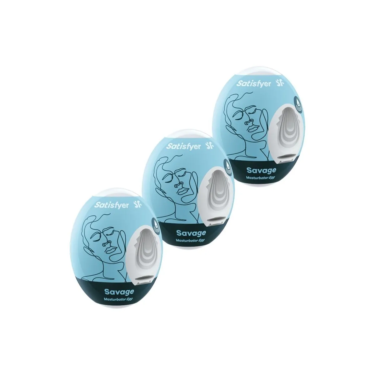 3 Masturbator Eier Savage von Satisfyer Eggs | Fesselliebe.de