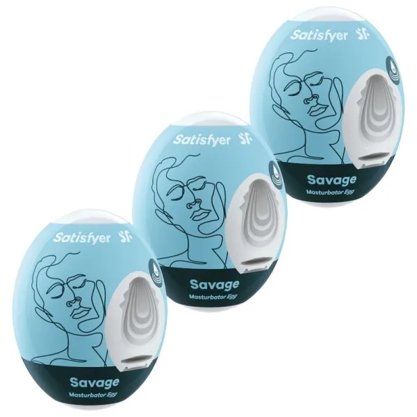 3 Masturbator Eier Savage von Satisfyer Eggs | Fesselliebe.de