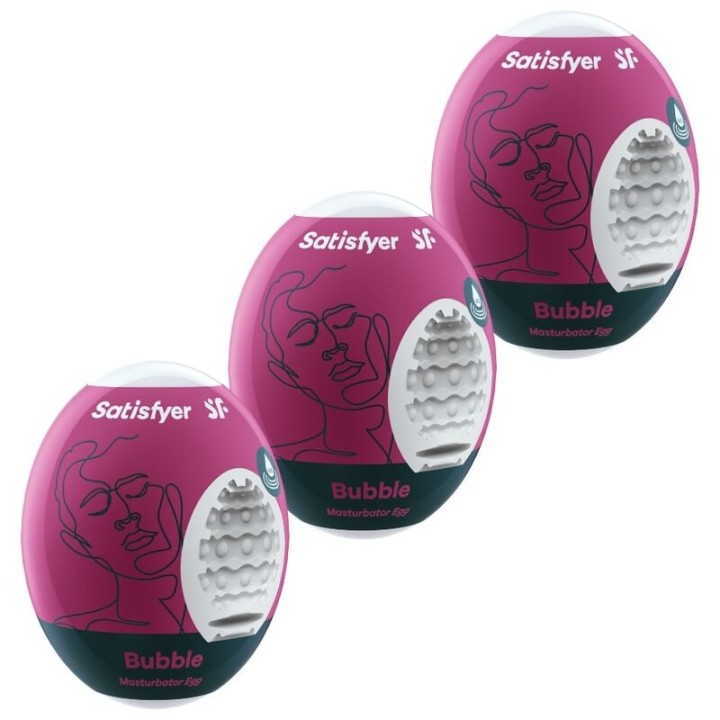3 Masturbator Eier Bubble von Satisfyer Eggs | Fesselliebe.de