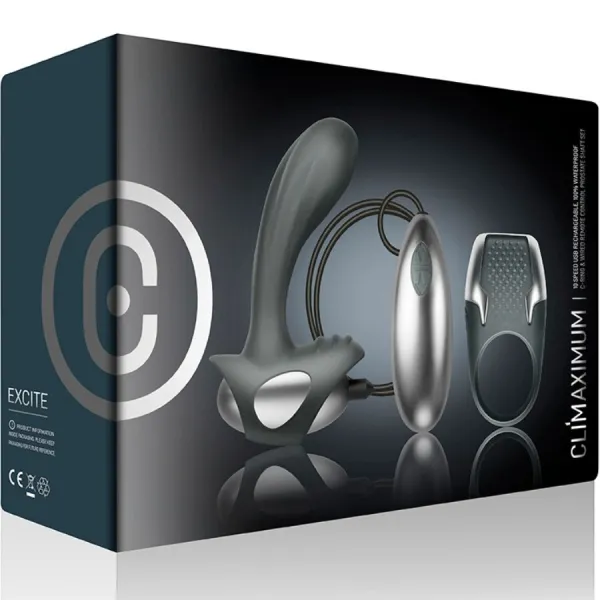 Excite Kit Cock Ring + Draht-Prostatamassagegerät von Climaximum | Fesselliebe.de