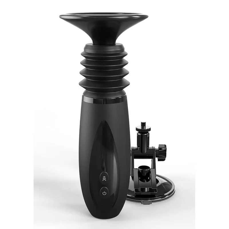 Body Dock Thruster Dildoklemme mit 7 Push-Modi Schwarz von Fetish Fantasy Series | Fesselliebe.de