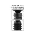 Body Dock Thruster Dildoklemme mit 7 Push-Modi Schwarz von Fetish Fantasy Series