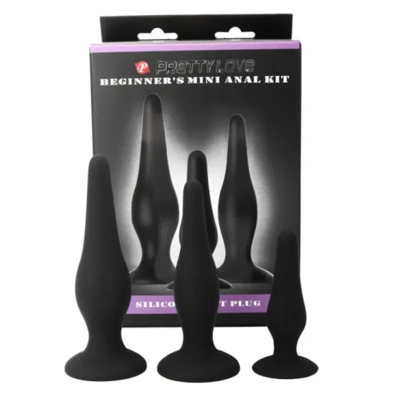 Analplugs Silikon Initiations Kit von Pretty Love | Fesselliebe.de