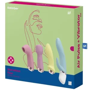 Marvelous Four Vibrator und Luftpulsset von Satisfyer Vibrator