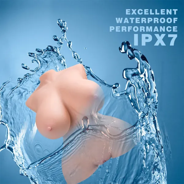 Kleiner, Realistischer Torso mit weiblicher Vibration, 40 cm von Xise | Fesselliebe.de