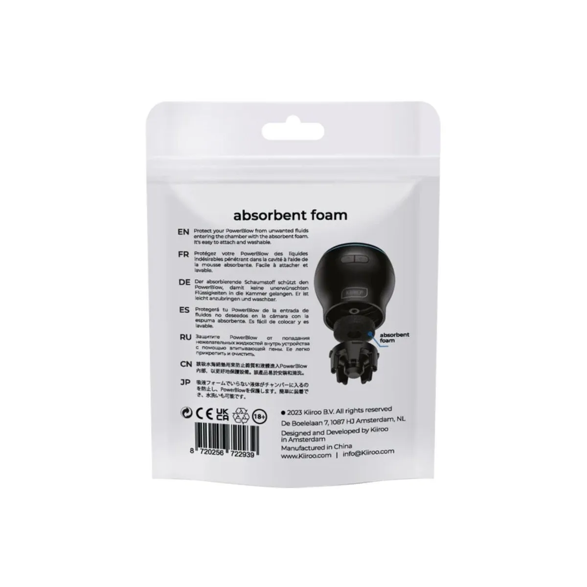 Power Blow Absorbierender Schaum, 5er-Stück von Kiiroo | Fesselliebe.de