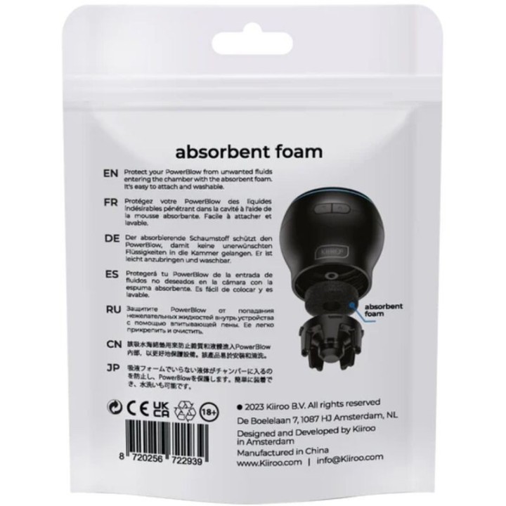 Power Blow Absorbierender Schaum, 5er-Stück von Kiiroo | Fesselliebe.de
