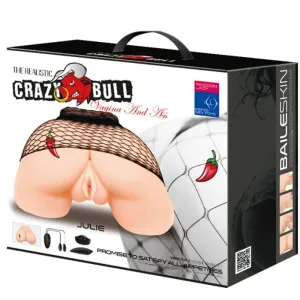 Vagina und Anus mit Realistischem Netz mit Vibration von Crazy Bull