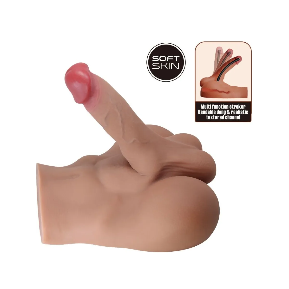 Rhyne Back Realistischer natürlicher Masturbator von Crazy Bull | Fesselliebe.de