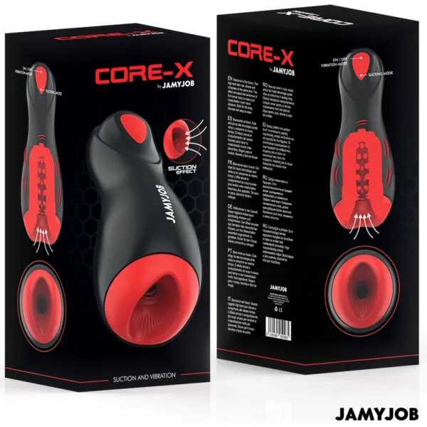 Core-X Automatischer Masturbator 5 Saug- und Vibrationsmodi von Jamyjob | Fesselliebe.de