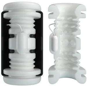 Dj Girl männlicher Masturbator mit Vibration 5 Einstellungen Negro von Pretty Love Male