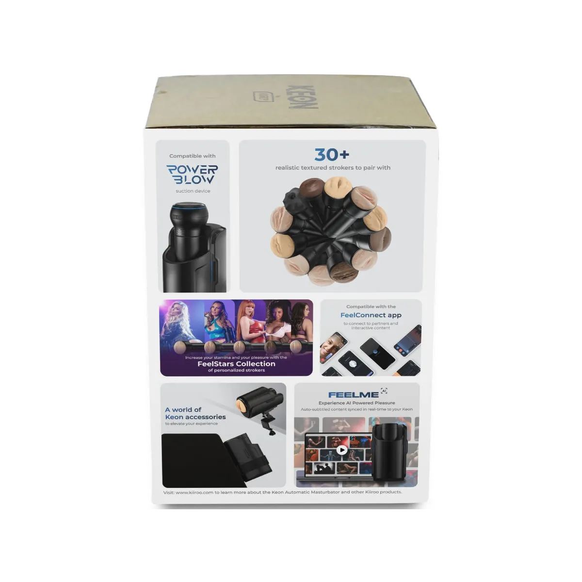 Keon Wifi Combo Automatischer Masturbator + Feel Stroker von Kiiroo | Fesselliebe.de