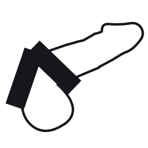 Doppelter Flexibler Penisring von Darkness Sensations