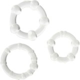 Set aus Drei Transparenten Penisringen von Seven Creations | Fesselliebe.de