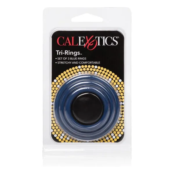 Tri-Rings Blau von Calexotics | Fesselliebe.de