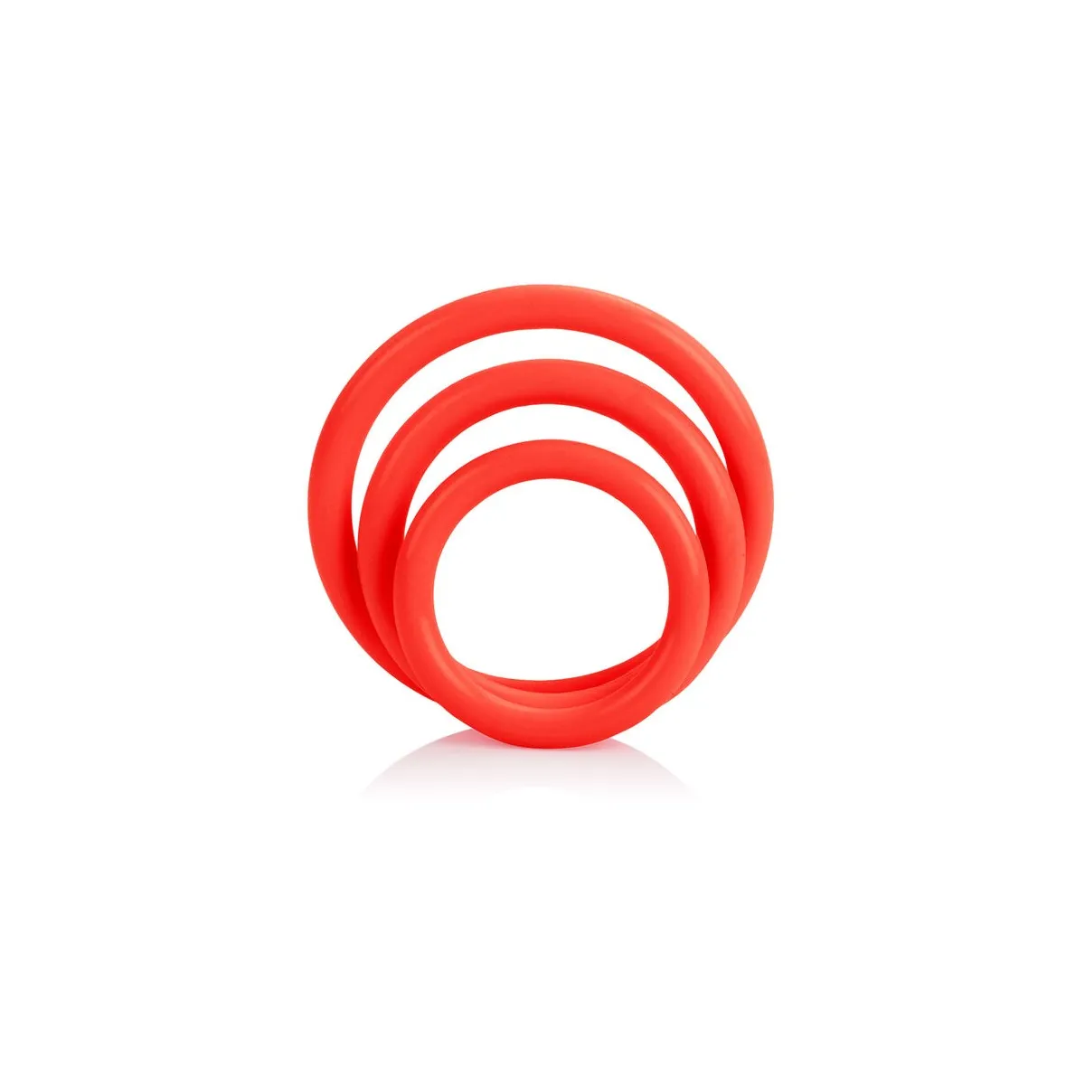 Tri-Rings Set Rot von Calexotics | Fesselliebe.de