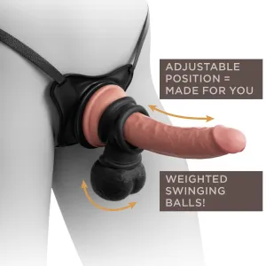 Die Kronjuwelen Gewichtete Schwingende Kugeln aus Silikon von King Cock