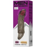 Penisverlngerungshülle mit Vibration und Gurt für Hoden 13,5 cm von Baile For Him | Fesselliebe.de