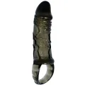 Penis Extender Cover mit Gurt für Hoden Schwarz 13,5 cm von Baile For Him