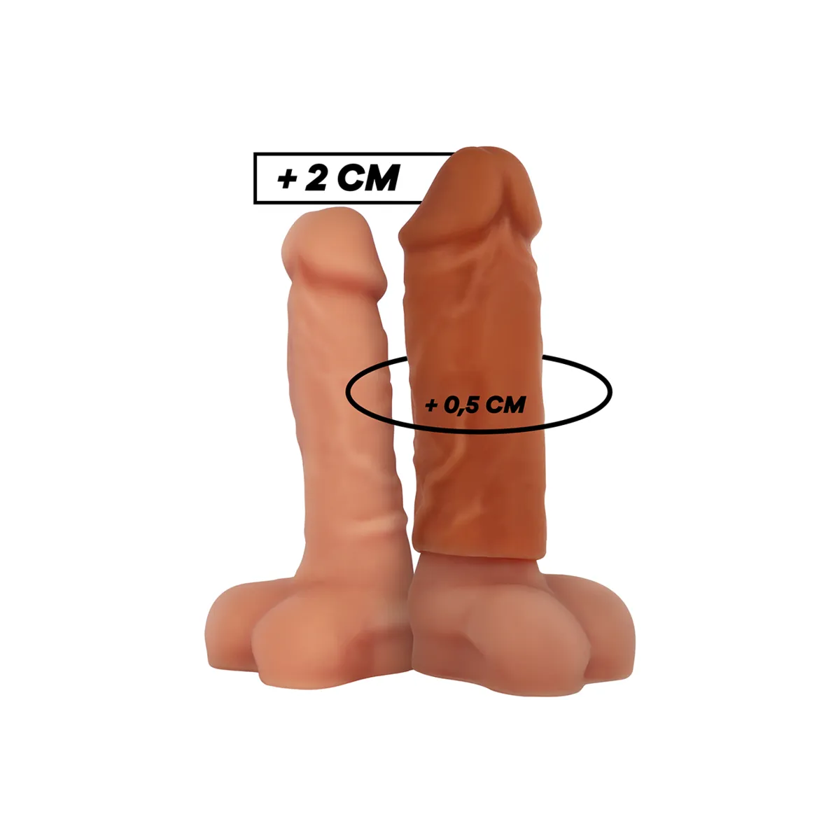 Flüssige Silikon V3 Braune Penisverlängerung von Virilxl | Fesselliebe.de
