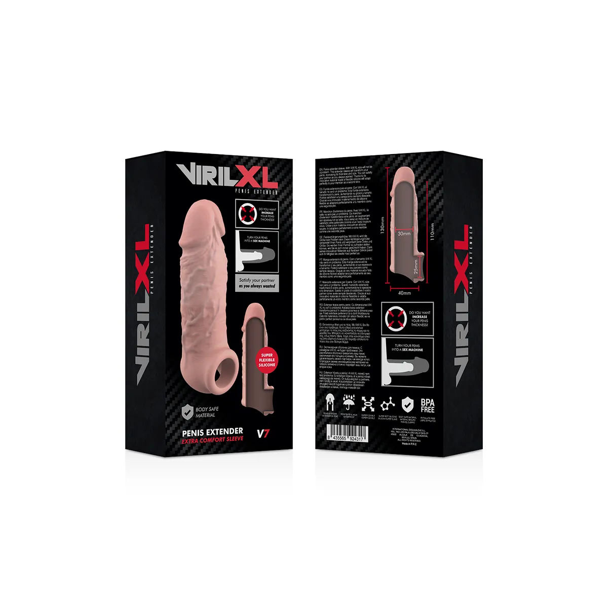 Natürliche Penisverlängerung aus Flüssigem Silikon V7 von Virilxl | Fesselliebe.de