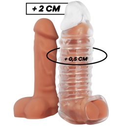 Penisverlängerung und Hülle V11 Transparent von Virilxl | Fesselliebe.de