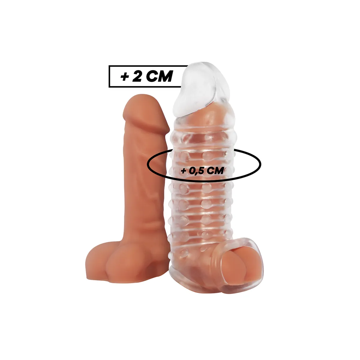 Penisverlängerung und Hülle V11 Transparent von Virilxl | Fesselliebe.de