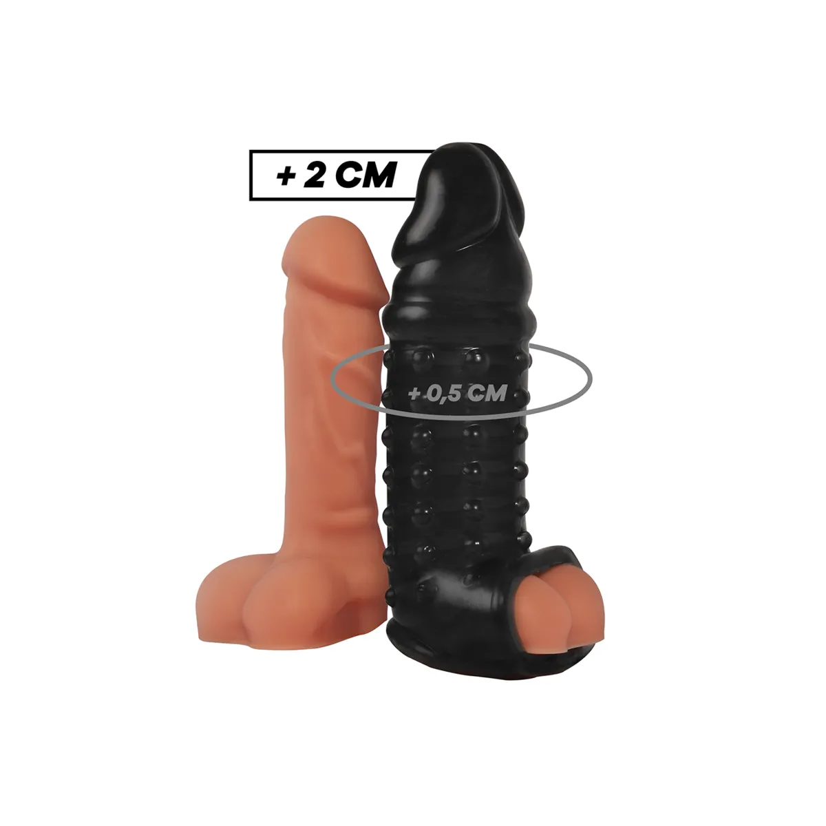 Penisverlängerung und Hülle V11 Schwarz von Virilxl | Fesselliebe.de