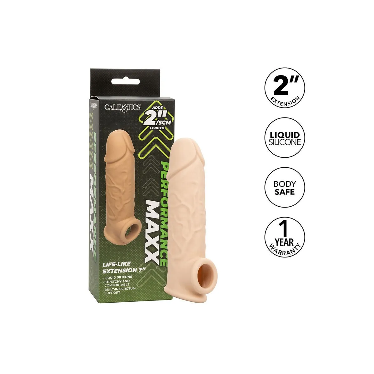 Performance Maxx Lebensnahe Extension 7 Helle Haut von Calexotics | Fesselliebe.de