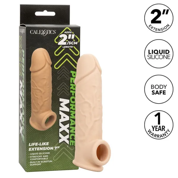Performance Maxx Lebensnahe Extension 7 Helle Haut von Calexotics | Fesselliebe.de