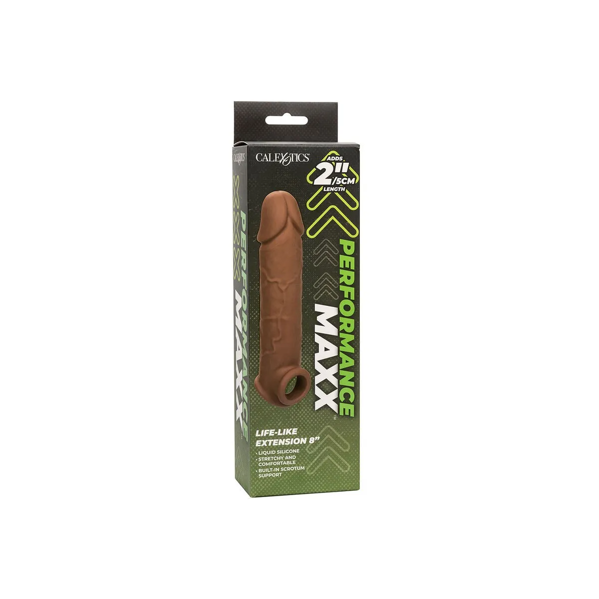 Performance Maxx Lebensnahe Extension 8 Braune Haut von Calexotics | Fesselliebe.de