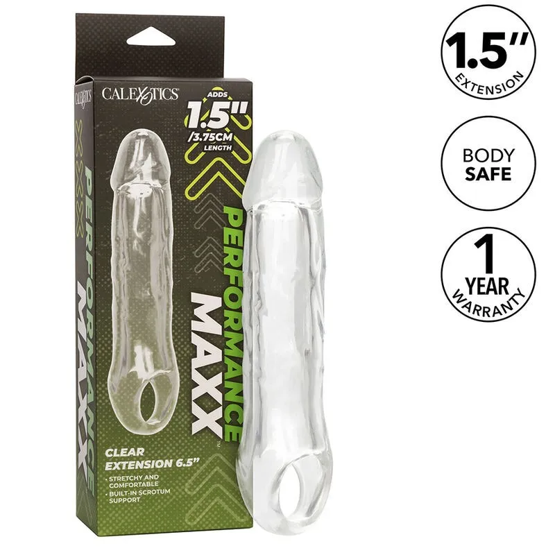 Performance Maxx Clear Verlngerung 6,5 Transparent von Calexotics | Fesselliebe.de