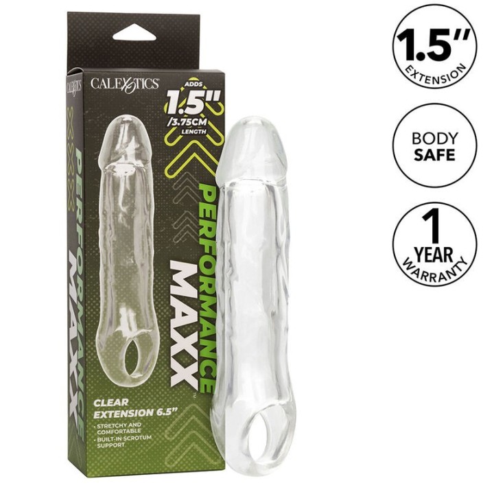 Performance Maxx Clear Verlngerung 6,5 Transparent von Calexotics | Fesselliebe.de