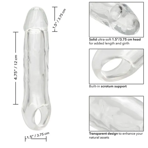 Performance Maxx Clear Verlngerung 6,5 Transparent von Calexotics | Fesselliebe.de