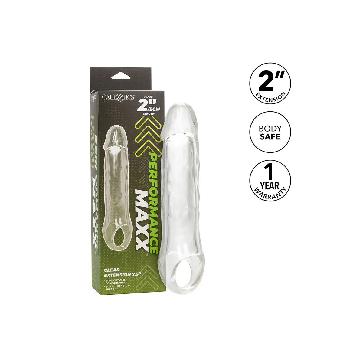 Performance Maxx Clear Extension 7,5 Transparent von Calexotics | Fesselliebe.de
