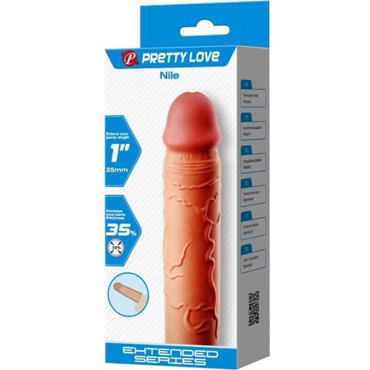 Nile Penis Extender Cover Fleisch von Pretty Love Male | Fesselliebe.de