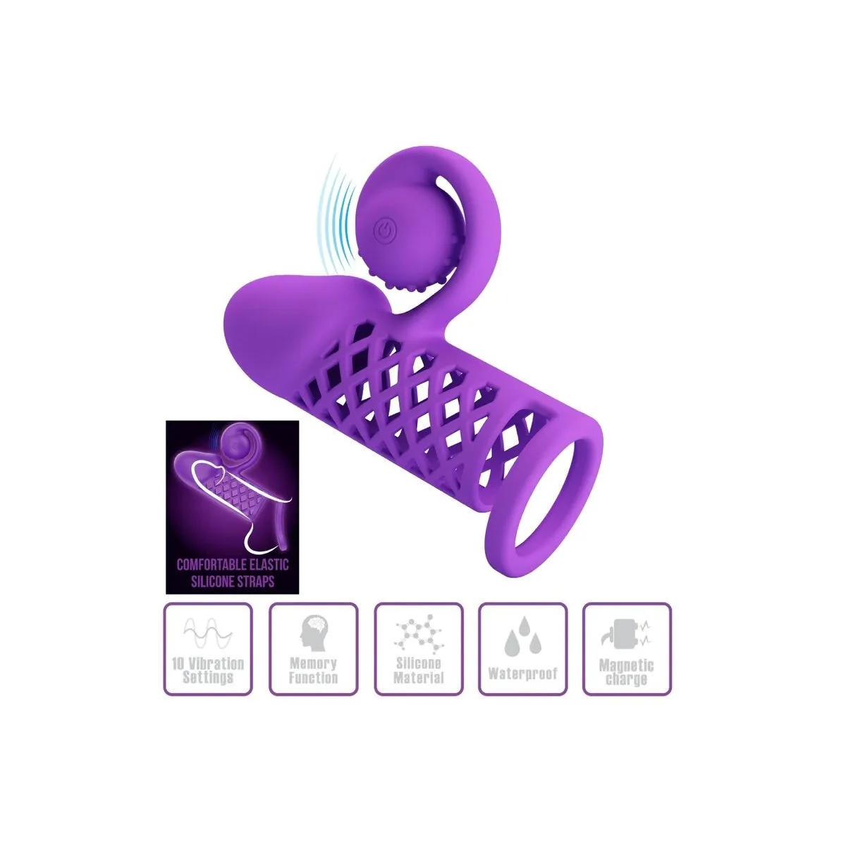 Harden Lila verlängerde Hülse von Romance | Fesselliebe.de