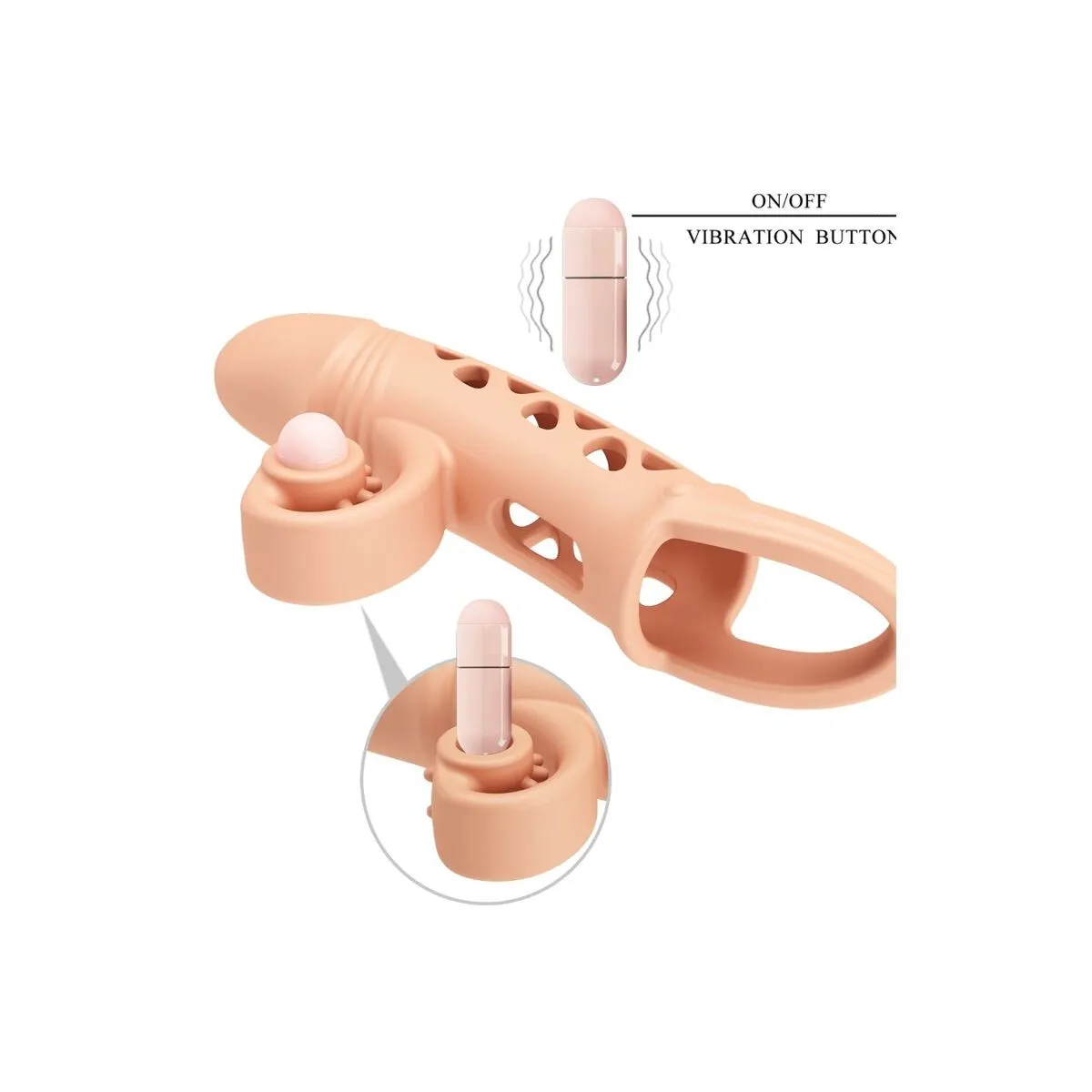 Naturliche verlängerde Hülse von Romance | Fesselliebe.de