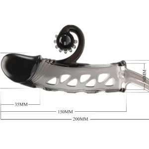 Schwarz verlängerde Hülse von Romance