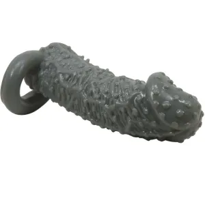 Realistischer Penisvergrösserer und Verzögerungshülse Modell 2 Grau von Pretty Love