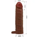 Kaile Penishülle mit 2,5 cm Verlängerung Mulatte von Pretty Love
