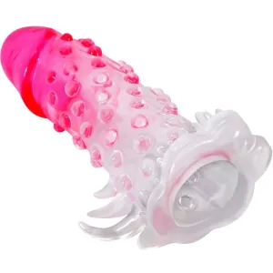 Wilford Realistische Vergrösserungshülse mit Geprägtem Penis Rosa von Pretty Love