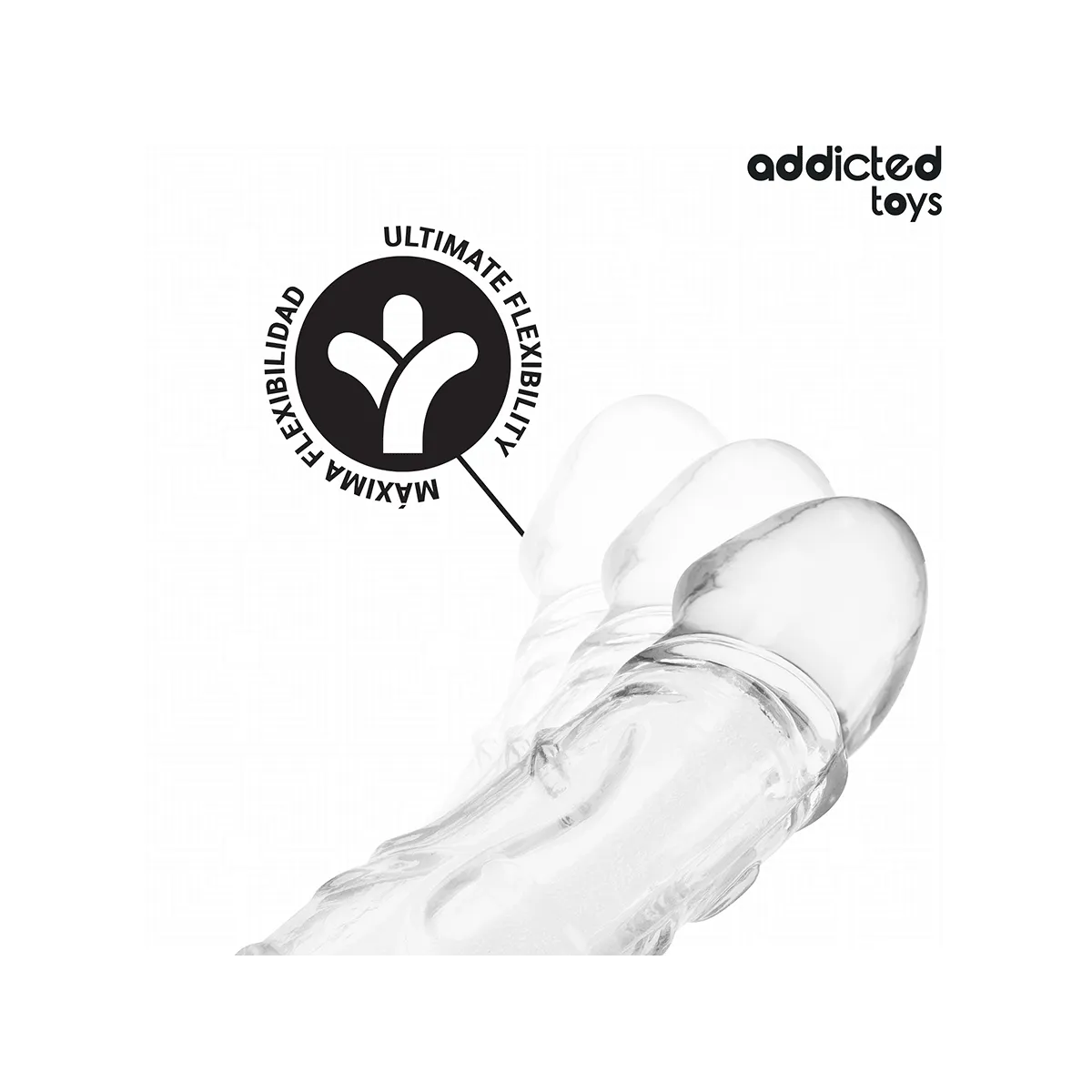 Transparente Penisverlängerung 27 cm von Addicted Toys | Fesselliebe.de