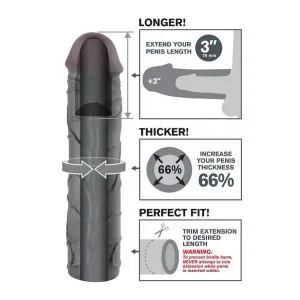 Mega 3 Verlängerung Schwarz von Fantasy X-Tensions