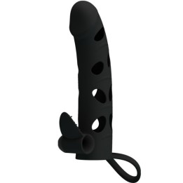 Silikonhülle mit Vibration 15,2 cm von Pretty Love Male | Fesselliebe.de