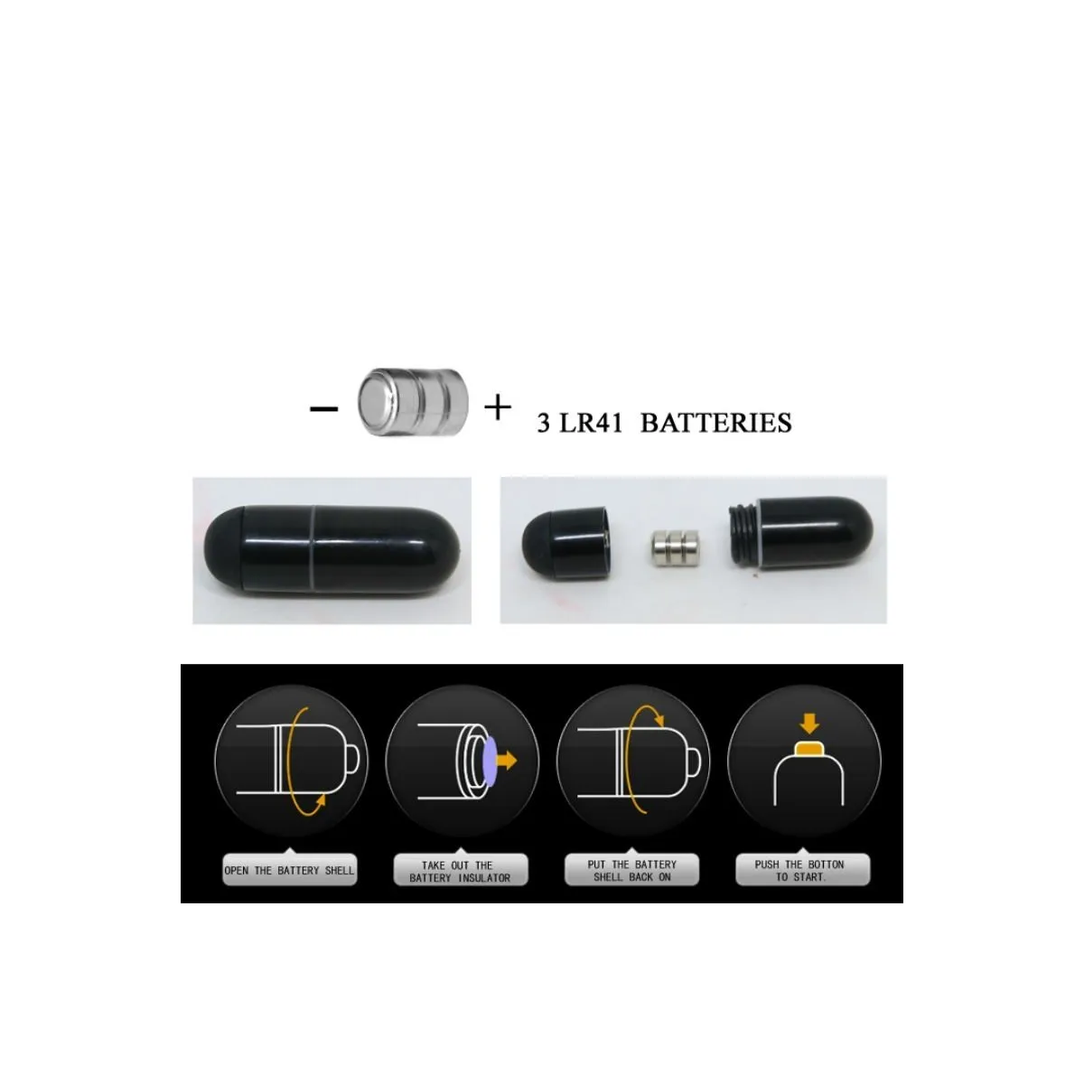 Silikonhülle mit Vibration 14 cm 1,0 von Pretty Love Male | Fesselliebe.de